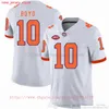 Custom NCAA College Clemson Tigers Football Jersey Hunter Helms Keith Adams Jr. Beaux Collins Davis Allen Will Boggs Cade Denhoff Stitched Men Women Youth Kids