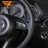 Автомобильное рулевое колесо отделки с блестками Circle Cover Sticker для Mazda 2 3 6 Demio CX3 CX-3 CX-5 CX5 CX7 CX9 Axela Atenza 2017 2018 2019