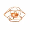 Держатели свечей скандинавский простой стиль держатель Geometric Iron Crafts Candlestic