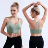 Tenue de yoga Sling Soutien-gorge de sport sans couture Sexy Respirant Beauté Soutien-gorge de course Fitness Tops d'entraînement pour femmes Gym