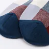 Herrensocken Mode farbenfrohe 5 Paare/Los Quadrat