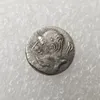 Copie de pièces de monnaie grecques antiques, artisanat en métal plaqué argent, cadeaux spéciaux, Type3415
