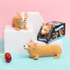 Потянуть Corgi Dog Squish Novely Games Сквош Сквош для снятия стресса сжимание мяч сжимайте декомпрессионные игрушки забавный подарок для детей.