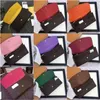 Vente-' Portefeuille long à fond rouge pour femme, multicolore, nouveau style, porte-monnaie, porte-cartes avec boîte, fermeture éclair classique, poc215q