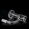 Fumer Diamant / Facettes Terp Slurper Quartz Banger Pleine Soudure Bord Biseauté Clou De Fumée Pour Dab Rigs Tuyaux En Verre Bong