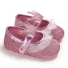 Первая мода Walkers Born Baby Shoes без скольжения