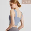 Traje de yoga Sujetadores deportivos Mujeres Chaleco Ropa interior Bralette Top sin costuras para mujeres Correr Gimnasio Alto impacto Push Up Entrenamiento sin marco