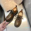 Dress Shoes Genuine leather female round head spring and autumn new style jk uniform single shoe thick soled small leather shoes