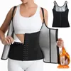 Damen-Shaper, Damen-Saunaanzug, Taillentrainer, Neopren-Hemden für Sport, Workout, Korsett, Wärme-Körperformer, schlankmachendes, langärmliges Schweiß-T-Shirt