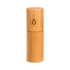 Storage Bottles 5ml Bamboo Empty Essential Oil Roller Stainless Steel Ball