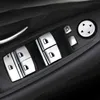 Chrome ABS Car Interior Bottoni Paillettes Decorazione Copertura Trim Decalcomanie Per BMW F10 F07 F06 F12 F13 F01 F02 F20 F30 F32