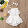 Fille robes né infantile bébé filles solide robe florale combinaison tenue soleil costume robe de bal sans manches décontracté enfants vêtements