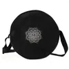 Açık çantalar yoga tekerlek çantası çapı 36cm blok depolama sporu yüzüğü çift fermuarlı fitness naylon kumaş