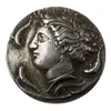 Monedas griegas antiguas Copia de artesan￭as de metal plateado Silver Gifts Type3393