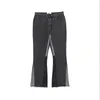 M￤ns jeans LAWFOO2022 V￥r och sommar i de ursprungliga l￤nderna Tide Hip Hop Rock Stitching Women's Casual Pant
