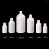 Bouteilles de stockage Compte-gouttes Verre de porcelaine blanche 5-100ML Portable Vide Soins de la peau Eliquid Huiles Flacons Conteneur d'huile essentielle Pipette