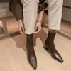 Botas o rei de tudo o outono/inverno moda pontiaguda e magro de bota de feminina francesa feminina