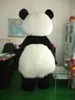 Factory Hot New Long Hair Panda Bear Mascot Kostuum volwassen mascotte heren voor feest en Valentijnsdag Thanksgiving Day Christmas