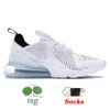 Air Max 270 Running Shoes AirMax 270 OG Trainers Triple Black White Barely Rose Pink Foam Red Dusty Cactus【code ：L】Cloud Bottoms Runners Tennis Sneakers