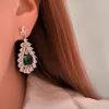 Dangle Earrings Luxury Aesthetic Drop Green Stone Wedding 2022 Trend Unusual Accessories Vintage Jewelry Long Hanging For Women