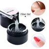 Nail Gel Fiber UV Polish Extension de fibre de verre Vernis de construction Réparation Ongles cassés Tremper le Gel / TS