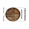 Round Shape Wooden Rolling Tray Household Smoking Accessories With Groove Diameter Tobacco Roll Trays Cigarette Customized LOGO