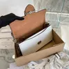 Dames lederen retro designer tassen stokbrood tas 7a kwaliteit leider handtas ontwerper verkopen dame crossbody keten munt tas tas wit wit