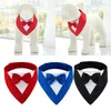 Dog Apparel Bow Tie Triangle Scarf Pet Wedding Suit Formal Gentleman Collar Adjustable Saliva Towel Decoration Accessories
