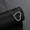 Pendant Necklaces Fashion Female Heart Pendants Drop Stainless Steel Chokers For Women Jewelry Neckless Birthday Gifts Dropship