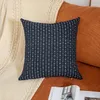 Pillow Cover 45x45cm/30x50cm Retro Denim Blue Throw Pillows Weaving High Grade Home Decoration