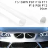 BMW E60 F10 F11 F02 F30 F32 3 4 5 7シリーズスポーツスタイルストリップカバーフレームカーデコレーションスティック用2PCSフロントグリルトリムストリップ