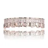 Grillz Dental Grills Новый багет набор зубов грилл верхний нижний нижний золото Sier Color Roth Hip Hop Fashion Jewelry Rapper 871 Q2 Drop Dhksq