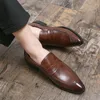 Торговая обувь повседневная мужчина летняя кожаная сапато де Куро Маскулино Сапатос Казы