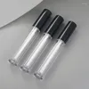 Storage Bottles Black Cap Lipgloss Refillable Bottle 5ml Liquid Eyeshadow Beauty Tools Cosmetic Lipstick Lipbalm Container