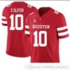 Anpassad NCAA Houston Cougars College Football Wear Jersey valfritt nummer 88 Steven Dunbar 7 Case Keenum Oliver Matthew Adams Kyle Allen Howard Wilson Parish