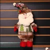 Juldekorationer Santa Claus Snowman Dolls Navidad figur för hemåret Enfeites De Natal Merry Drop Delivery Garden Festive OTW3O