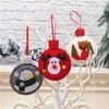 Décorations de noël boule feutre tissu pendentif 1 pc/3 pièces Festival en peluche ornements petit ornement décoration de la maison année décor-50