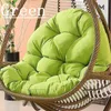 Almohada Kawaii Silla de huevo al aire libre Terraza interior Dormitorio Balcón Colgando Columpio Suave y cálido con invierno Algodón puro