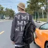 Men's Hoodies Autumn Streetwear Pullovers Fashion Casual Loose Butterfly Printing Oversize O-Neck Long Sleeve X-5XL Fleece Men