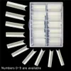 C Curved Straight Fake Nails 100st Box XL Extra Long Square False Nail Tips Manicure Nail Art Artificial Acrylic Natural Tips313o