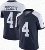 11 ميكا بارسونز كرة القدم 88 CEEDEE LAMB 4 DAK PRESCOTT TONY POLLARD 55 LEIGHTON VANDER ESCH 7 TREVON DIGGS JERSEY MENS