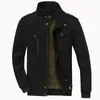 Herenjacks Spring herfst Bomber Jacket Mens Army Workout Windscheper Tactische lagen Tactical Coats