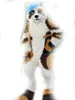 Middenlengte Husky Fox Fur Mascot Costume Walking Halloween grootschalig evenement Performance Pak Party