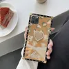 YEZHOU2 Phone Case for apple iphone 14 plus 13 12 11 pro Luxury Diamond Love Bracket Square All-Inclusive New Protective Cover