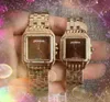 Coppia Donna Uomo Dwellers Orologi Due perni Diamanti Anello Iced Out Orologio Movimento al quarzo Cintura in acciaio inossidabile 316L Regalo Orologio Timer Orologio da polso