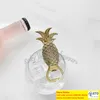 50pcs Złota tropikalna ananasowa butelka otwieracz do butelki plażowa ślub ślubny uprzejmy pamiątki prezenty imprezowe