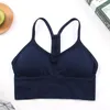 Yoga outfit Sling Seamless Sports Bras Sexig andningsbar skönhet Back BH Running Fitness Workout Tops for Women Gym