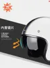 Motorradhelme Motocross Sommer Unisex Punkt zugelassener japanischer Stil für Erwachsene Motorrad Helm Retro Helm Offroad