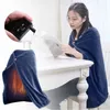 Blankets USB Electric Heating Blanket Warm Shawl Coral Fleece Plush 3-speed Adjust Temperature Winter Large 100x70cm Keep Pad