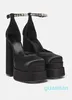 Fashion Ladies кожаная супер 15 см высотой туфли на каблуках 45 см Платформа Шелковая атласная алмазная полиуретановая вечеринка Свадебная пряжка 4492357